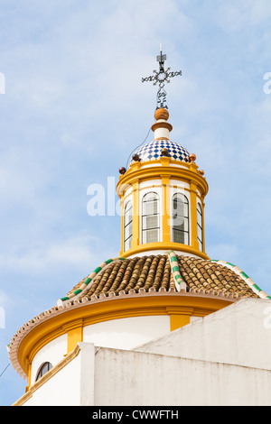 Matador la cappella nella Plaza de Torros de la Maestranza, Siviglia, Spagna Foto Stock