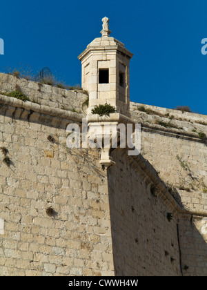 Le fortificazioni le Tre Città, isola di Malta, Mediterranea Foto Stock