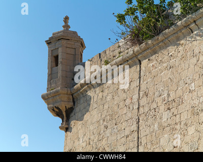 Le fortificazioni le Tre Città, isola di Malta, Mediterranea Foto Stock