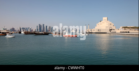 Il Museo di Arte Islamica di Doha. Il Qatar, Medio Oriente Foto Stock