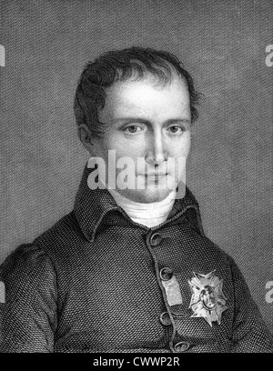 Giuseppe Bonaparte (1768-1844) su incisione dal 1859. Fratello di Napoleone Bonaparte. Foto Stock
