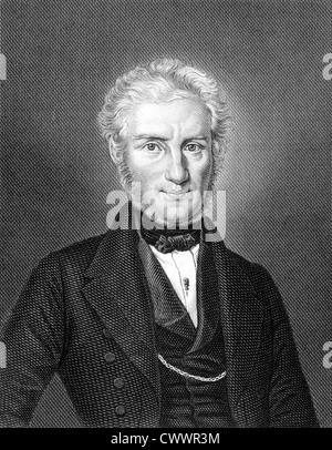 Leberecht Uhlich (1799-1872) su incisione dal 1859. Il pastore tedesco. Foto Stock