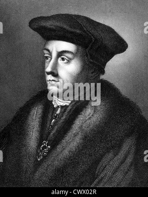 Thomas Cromwell (1485-1540) su incisione dal 1859. Statista inglese. Foto Stock