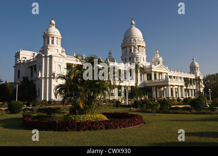 Elk201-2160 India, Karnataka, Mysore, Lalita Mahal Palace Hotel Foto Stock