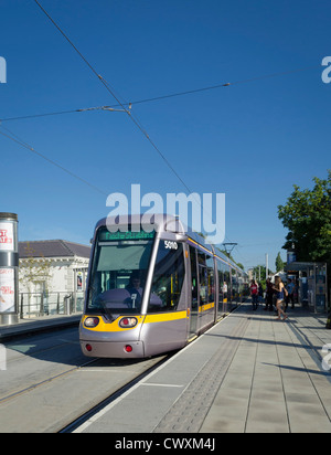 Il tram LUAS, Dublino, Irlanda Foto Stock