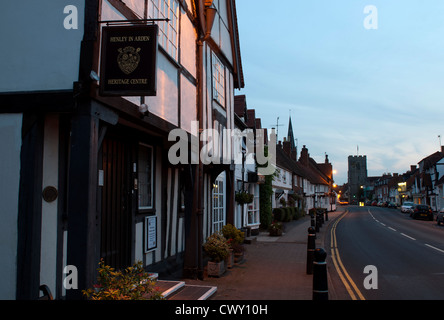 High Street, Henley in Arden, Warwickshire, Regno Unito Foto Stock