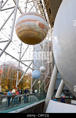 Il Museo Americano di Storia Naturale, Centro Rose per la terra e lo spazio, Planetario Hayden di New York City. Foto Stock