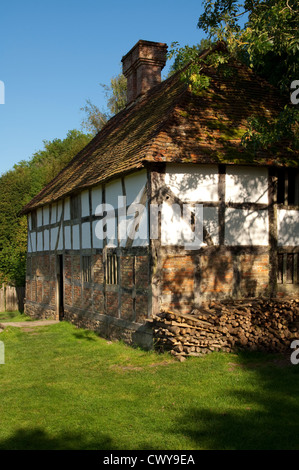 Pendean yeoman casa colonica di Midhurst, Weald & Downland Open Air Museum, Singleton, West Sussex, Regno Unito Foto Stock