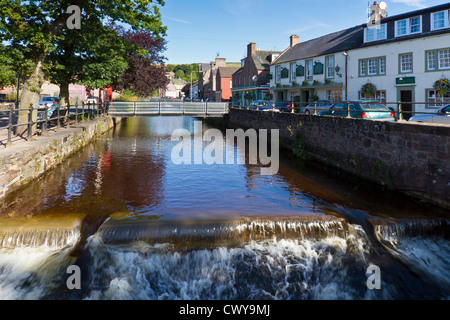 Alyth in Perthshire con la masterizzazione di Alyth Foto Stock