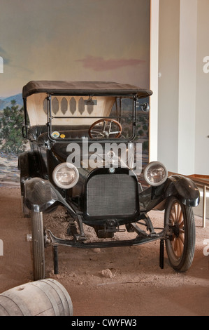 1916 Dodge Touring Car, Gen. Pershing "punitivo" mostra il display al Pancho Villa Parco dello Stato in Columbus, Nuovo Messico, STATI UNITI D'AMERICA Foto Stock