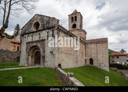 Camprodon,catalogna,Spagna.Pirenei,monastero di sant pere. Foto Stock