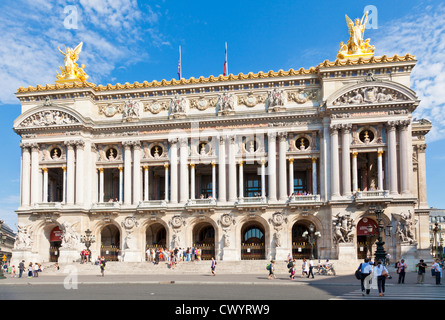 Opera Garnier, Place de l' Opera, Paris, Francia, Europa Foto Stock