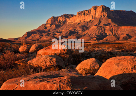 Guadalupe Mountains West Texas Foto Stock