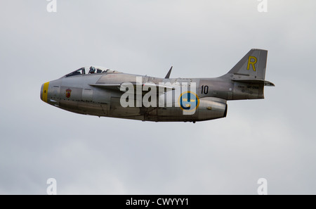 Saab j29 tunnan Foto Stock