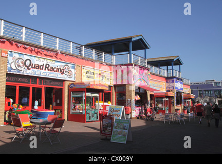 Il parco di divertimenti al Clarence Pier Southsea Portsmouth Hampshire Foto Stock