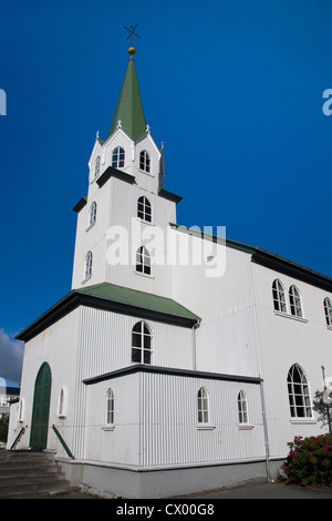 Frikirkjan Í chiesa di Reykjavik, Islanda Foto Stock