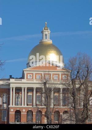 Massachusetts statehouse Foto Stock