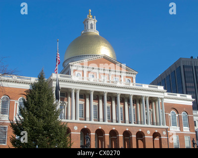 Massachusetts statehouse Foto Stock