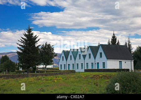 Þingvallabaer o thingvallabaer, l'islandese del Primo Ministro della casa d'estate. Foto Stock