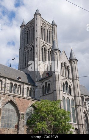 Chiesa di San Nicola a Gand Foto Stock