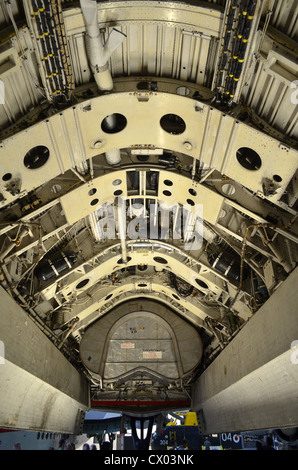 Bomb bay, Avro Vulcan B2, RAF Foto Stock