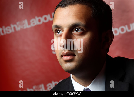 Anas Sarwar MP, vice leader scozzese della festa del lavoro. Membro del Parlamento per Glasgow Central. Foto Stock