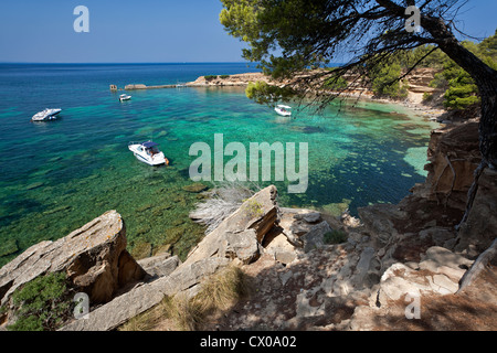 Es Caló. Artà. Isola di Maiorca. Spagna Foto Stock