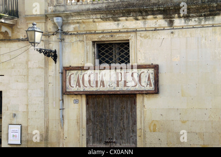 L'Italia, Puglia, Galatina, old town Foto Stock