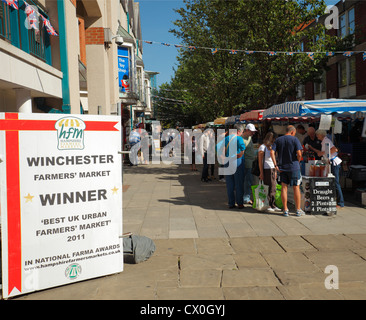 Winchester Farmers Market. Foto Stock