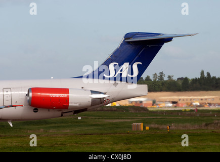 SAS McDonnell Douglas MD81 aeromobile Foto Stock