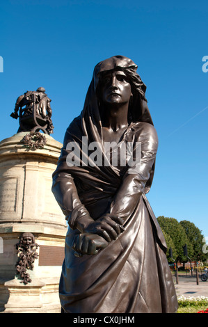 Lady Macbeth statua, Gower Memorial, Stratford-upon-Avon, Warwickshire, Regno Unito Foto Stock