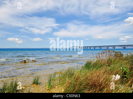 Lago di Mackinac Foto Stock