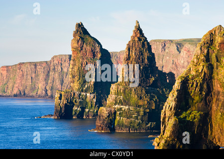 Pile di Duncansby, vicino a John O' Semole, Highland, Scotland, Regno Unito. Foto Stock