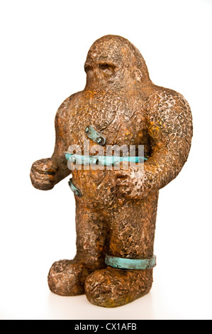 Statuetta di Golem ebraico figura mitica Foto Stock