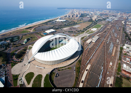 Vista aerea della città di Durban, Sud Africa Foto Stock