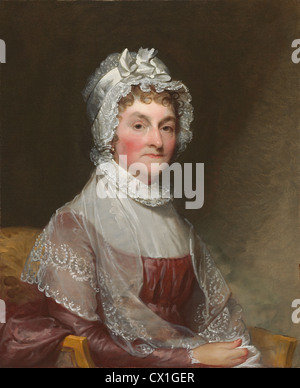 Gilbert Stuart, Abigail Smith Adams (Sig.ra John Adams), American, 1755 - 1828, 1800/1815, olio su tela Foto Stock