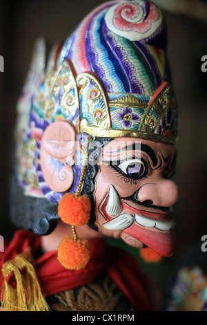 Wayan Golek Giavanesi burattini in Pagandaran, West Java. Foto Stock