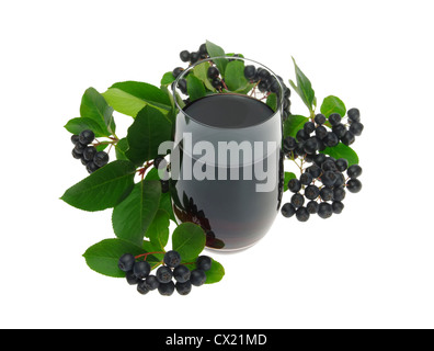 Aronia Saft - succo di aronia 01 Foto Stock