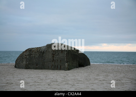 Bunker in Danimarca Foto Stock