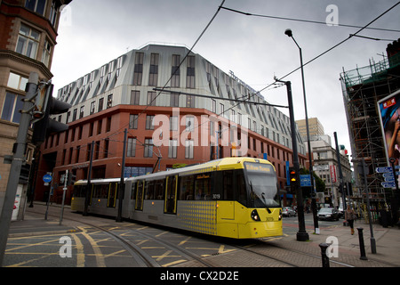 Tocchi di finitura alla Coop HQ Noma Manchester raffigurato Banca Coop Foto Stock