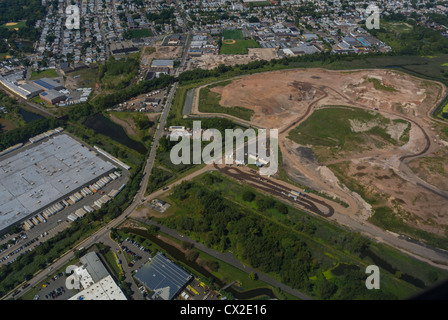 Panoramiche, antenne, del New Jersey, Newark, dall'aeroplano Foto Stock