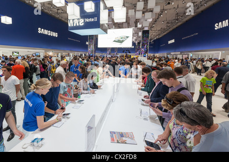 Samsung Exhibition Hall a IFA , Internationale Funkausstellung, Foto Stock