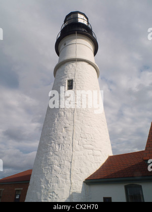 Portland Head Light in Cape Elizabeth Maine Foto Stock