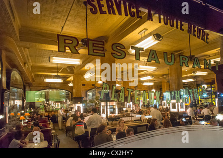 Famoso Balthazar ristorante , di Spring Street, Soho, New York, STATI UNITI D'AMERICA, Foto Stock