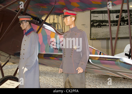 Il Luftwaffenmuseum a Gatow, Berlin soldati prussiani Foto Stock