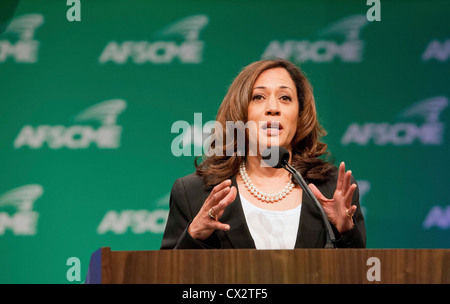 California Attorney General Kamala Harris Foto Stock