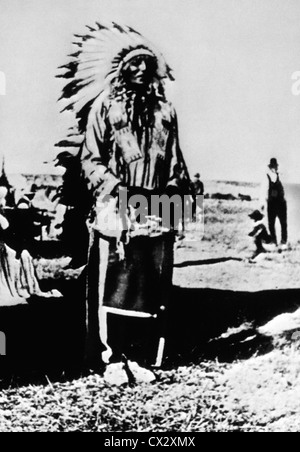 Capo Cavallo Pazzo, Oglala Sioux, Ritratto Foto Stock