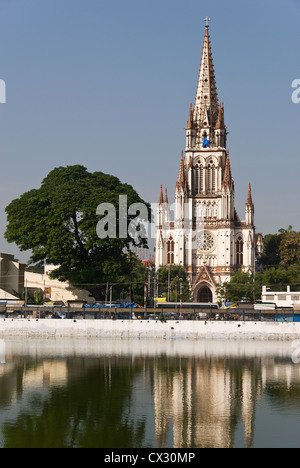 Elk201-4916v India, nello Stato del Tamil Nadu, Tiruchirappalli, Chiesa di Lourdes Foto Stock