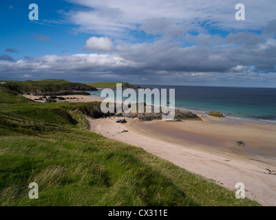 Dh Sango Bay DURNESS SUTHERLAND 500 del Nord Scozia coste sabbiose spiagge Spiaggia di Sango sands Foto Stock