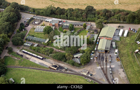 Vista aerea di ZSL Whipsnade Zoo nel Bedfordshire Foto Stock